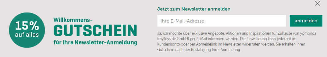 Newsletter abonnieren & Vorteile beim Online-Kauf sichern: